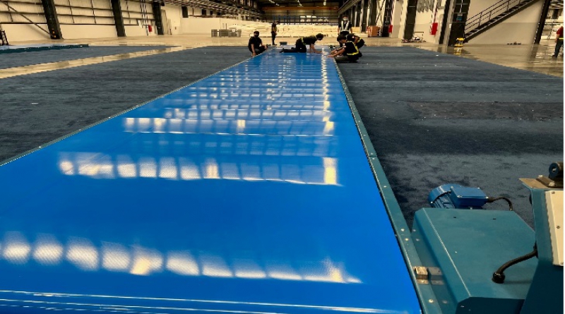 สายพานพพวีซี หน้ากว้าง 2 เมตร